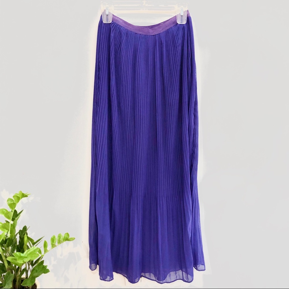 Chiffon Purple maxi skirt